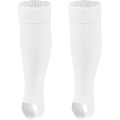 Afbeeldingen van Kousen zonder voet uni wit