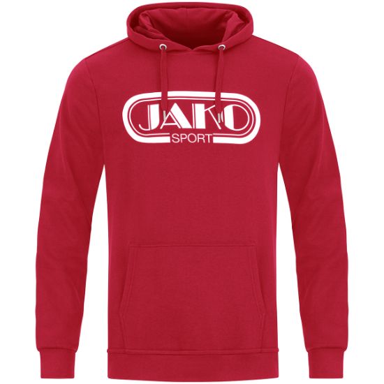 Afbeeldingen van Sweater met kap Retro rood