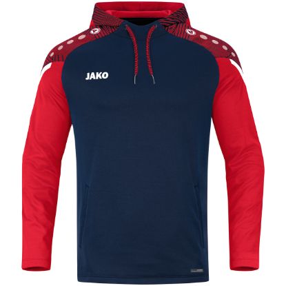 Afbeeldingen van Sweater met kap Performance marine/rood